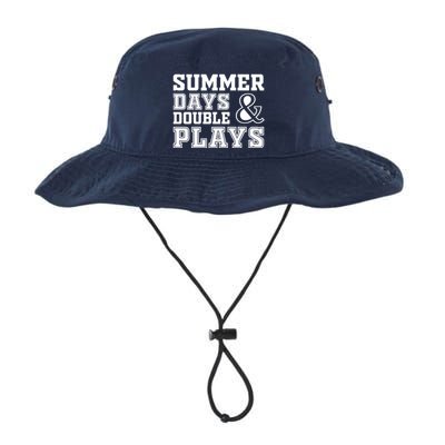 Summer Days and Double Plays Baseball Softball Summer Bucket Hat