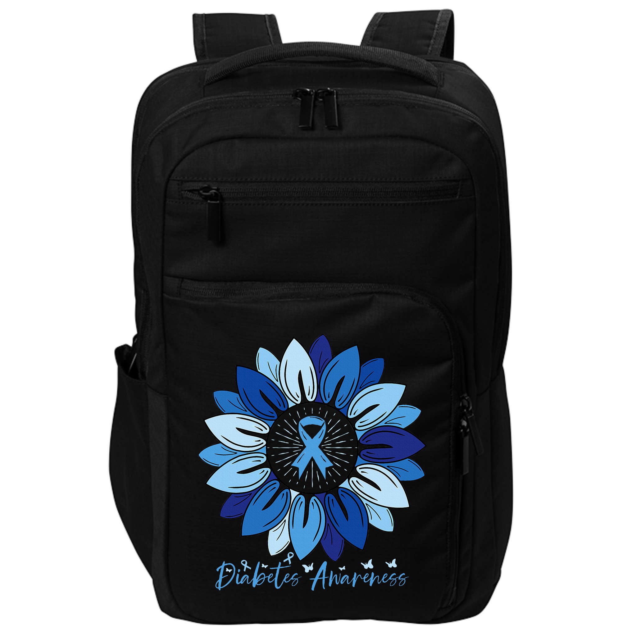 Sunflower Diabetes Awareness Month Impact Tech Backpack