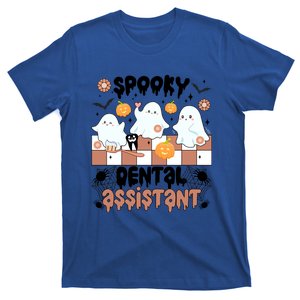 Spooky Dental Assistant Halloween Dental Assisting Groovy Meaningful Gift T-Shirt