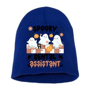 Spooky Dental Assistant Halloween Dental Assisting Groovy Meaningful Gift Short Acrylic Beanie