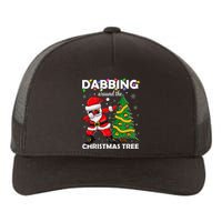 Santa Dabbing Around The Christmas Tree Lights Yupoong Adult 5-Panel Trucker Hat