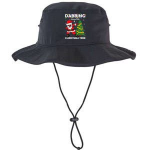 Santa Dabbing Around The Christmas Tree Lights Legacy Cool Fit Booney Bucket Hat