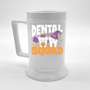 Spooky Dental Assistant Dental Squad Halloween Dentist Great Gift Beer Stein