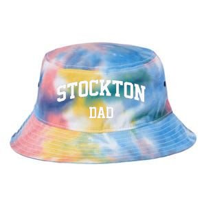 Stockton Dad Athletic Arch College University Alumni Tie Dye Newport Bucket Hat