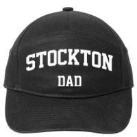 Stockton Dad Athletic Arch College University Alumni 7-Panel Snapback Hat