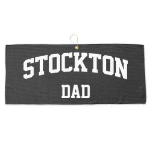 Stockton Dad Athletic Arch College University Alumni Large Microfiber Waffle Golf Towel