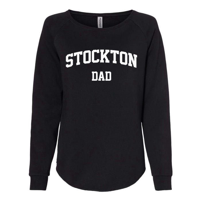 Stockton Dad Athletic Arch College University Alumni Womens California Wash Sweatshirt