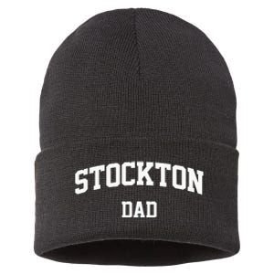 Stockton Dad Athletic Arch College University Alumni Sustainable Knit Beanie