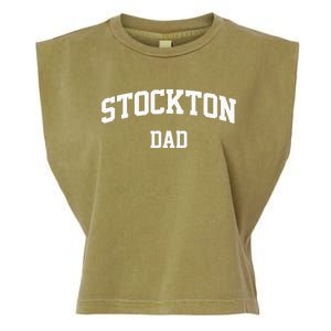 Stockton Dad Athletic Arch College University Alumni Garment-Dyed Women's Muscle Tee