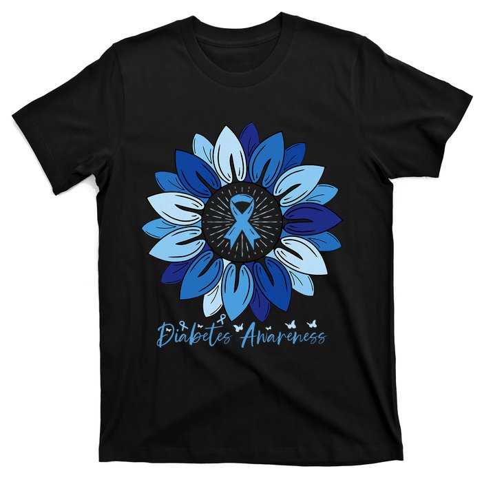 Sunflower Diabetes Awareness Month T-Shirt