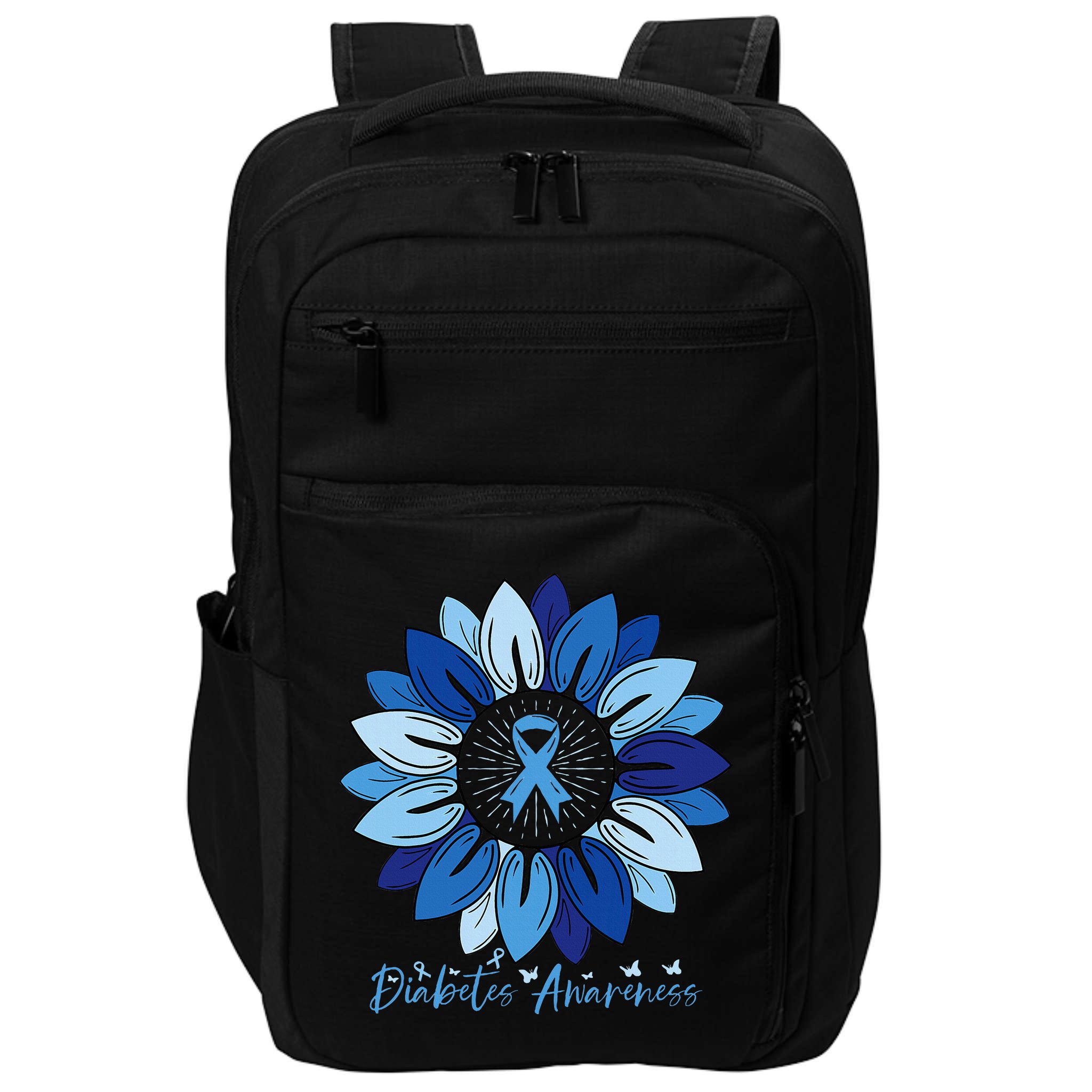 Sunflower Diabetes Awareness Month Impact Tech Backpack