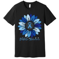 Sunflower Diabetes Awareness Month Premium T-Shirt