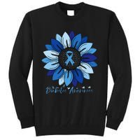 Sunflower Diabetes Awareness Month Tall Sweatshirt