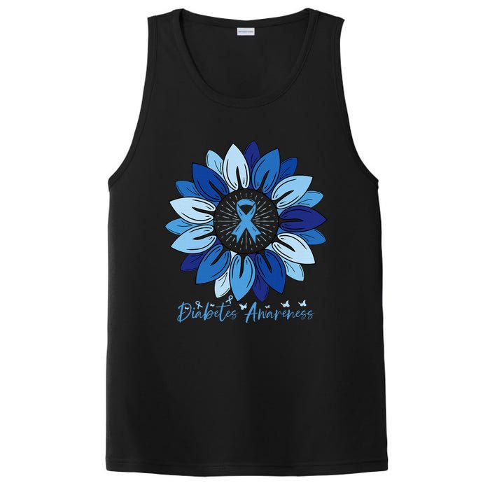 Sunflower Diabetes Awareness Month PosiCharge Competitor Tank