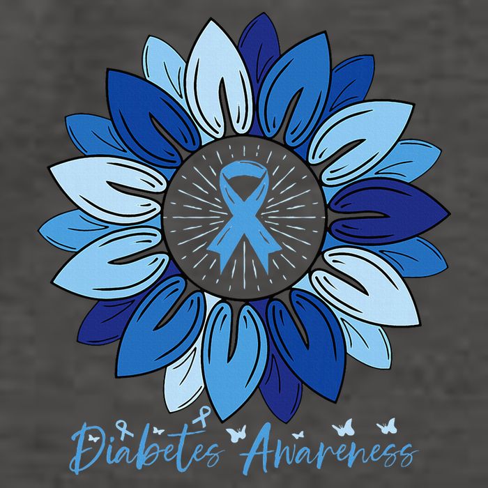 Sunflower Diabetes Awareness Month Vector Backpack