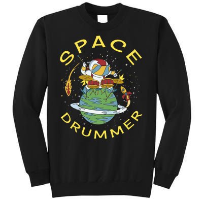 Space Drummer Astronaut Sweatshirt