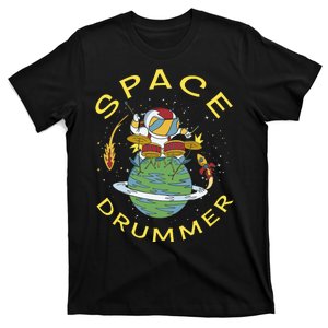 Space Drummer Astronaut T-Shirt