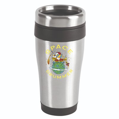 Space Drummer Astronaut 16oz Travel Tumbler