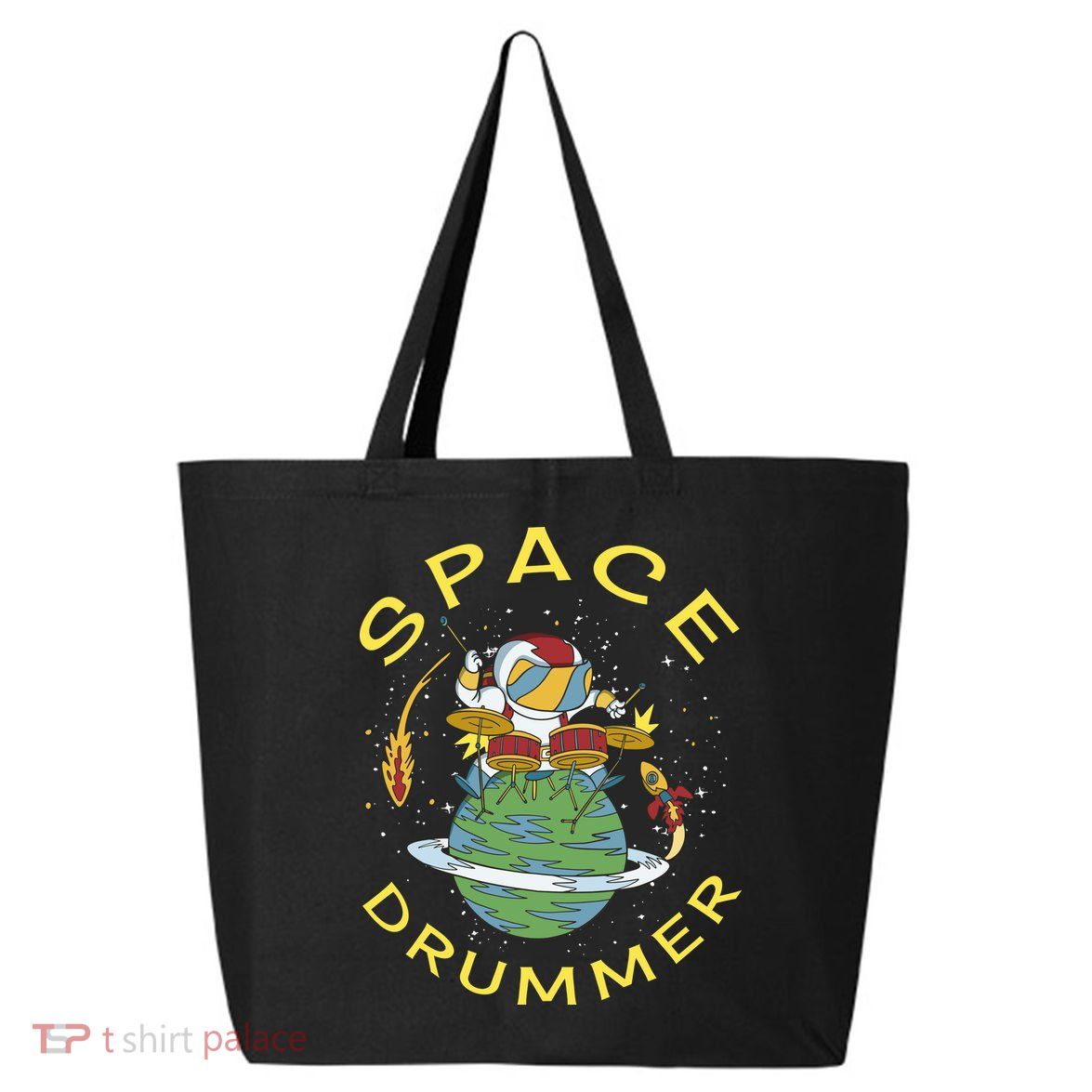 Space Drummer Astronaut 25L Jumbo Tote