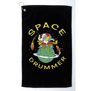 Space Drummer Astronaut Platinum Collection Golf Towel