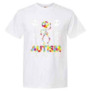 Skull Dance Autism Awareness Tee Mom Dad Autism Garment-Dyed Heavyweight T-Shirt