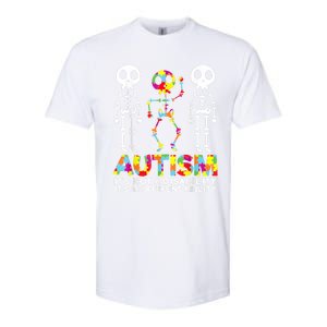 Skull Dance Autism Awareness Tee Mom Dad Autism Softstyle CVC T-Shirt