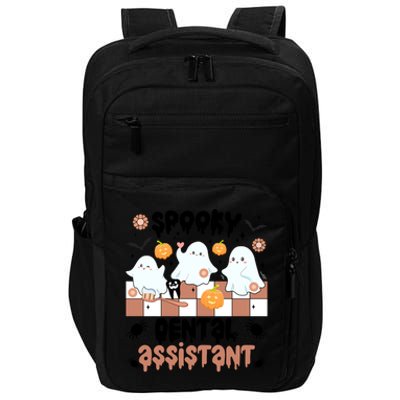 Spooky Dental Assistant Halloween Dental Assisting Groovy Gift Impact Tech Backpack