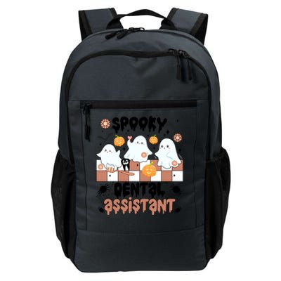 Spooky Dental Assistant Halloween Dental Assisting Groovy Gift Daily Commute Backpack