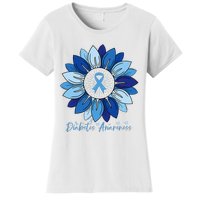 Sunflower Diabetes Awareness Month Women's T-Shirt