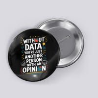Science Data Analysis Data Analyst Accessories Button