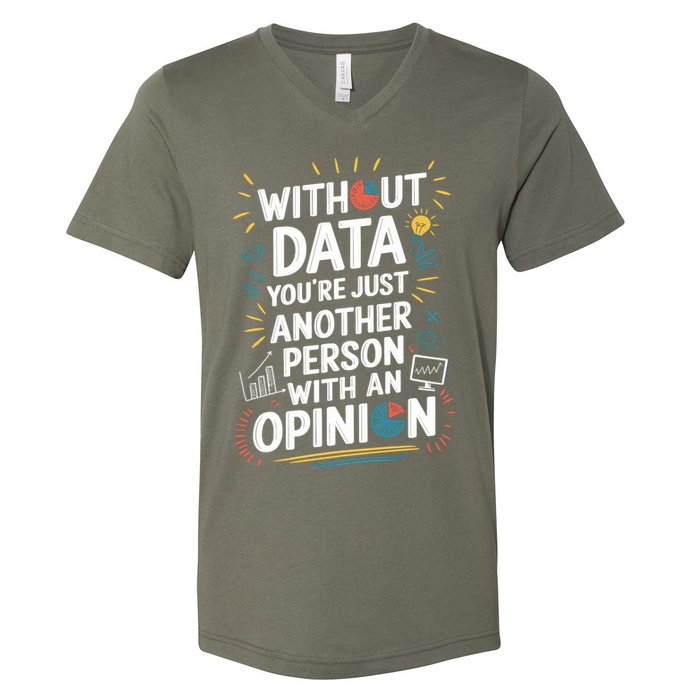 Science Data Analysis Data Analyst Accessories V-Neck T-Shirt