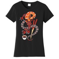 Sushi Dragon Anime Japan Japanese Cuisine Chef Food Lover Women's T-Shirt