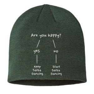 Salsa Dance Are You Happy Dancing Latin Dancer Salsero Sustainable Beanie