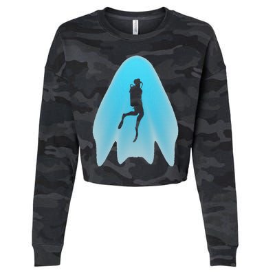 Scuba Diving Apparel Scuba Diving Cropped Pullover Crew