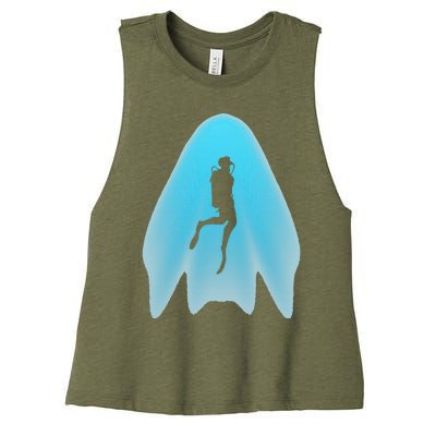 Scuba Diving Apparel Scuba Diving Women's Racerback Cropped Tank