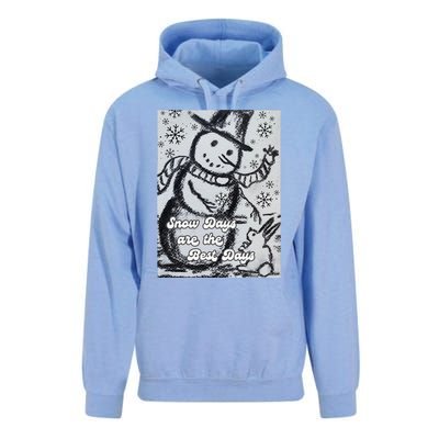 Snow Days Are The Best Days Unisex Surf Hoodie