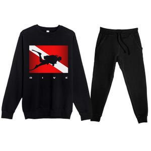 Scuba Diving Apparel Scuba Diving Premium Crewneck Sweatsuit Set