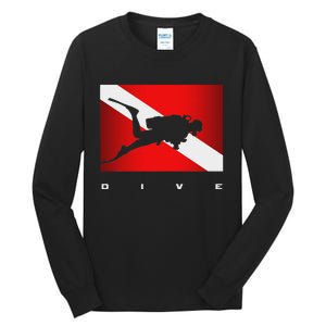 Scuba Diving Apparel Scuba Diving Tall Long Sleeve T-Shirt