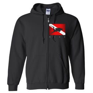 Scuba Diving Apparel Scuba Diving Full Zip Hoodie