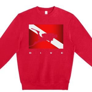 Scuba Diving Apparel Scuba Diving Premium Crewneck Sweatshirt