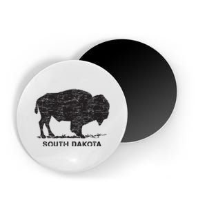 South Dakota And American Buffalo Bison Magnet