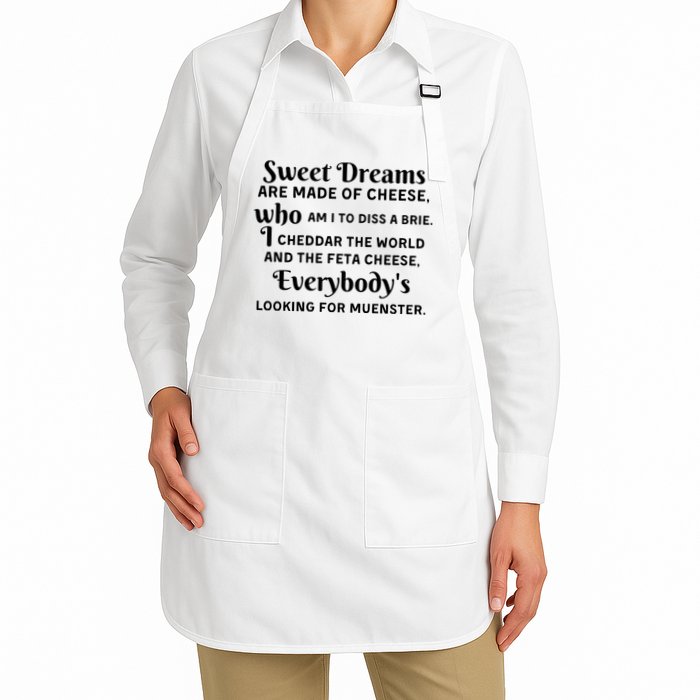 Sweet Dreams Are Made Of Cheese Who Am I To Diss A Brie Apron