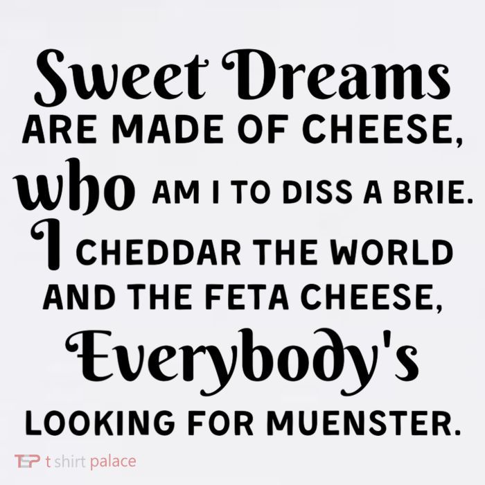 Sweet Dreams Are Made Of Cheese Who Am I To Diss A Brie Apron