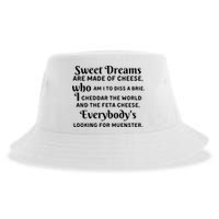 Sweet Dreams Are Made Of Cheese Who Am I To Diss A Brie Sustainable Bucket Hat