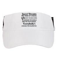 Sweet Dreams Are Made Of Cheese Who Am I To Diss A Brie Adult Drive Performance Visor
