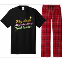 She Done Already Done Had Herses Drag Race Dragrace LGBT Pajama Set