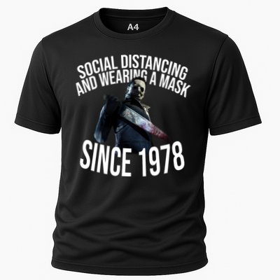 Social Distancing And Wearing A Mask Since 1978 Performance Shirt