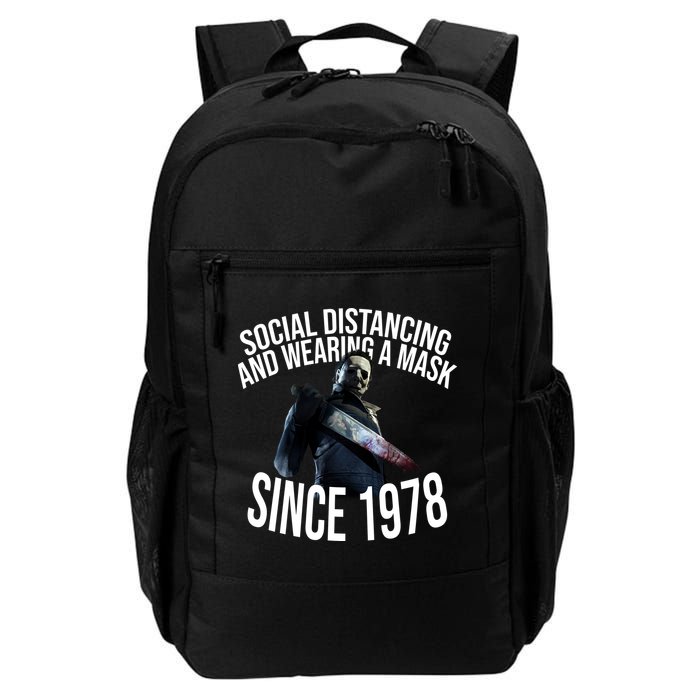 Social Distancing And Wearing A Mask Since 1978 Backpack