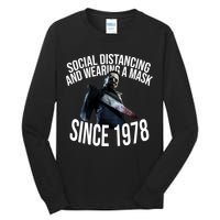 Social Distancing And Wearing A Mask Since 1978 Tall Long Sleeve T-Shirt