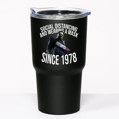 Social Distancing And Wearing A Mask Since 1978 Tumbler